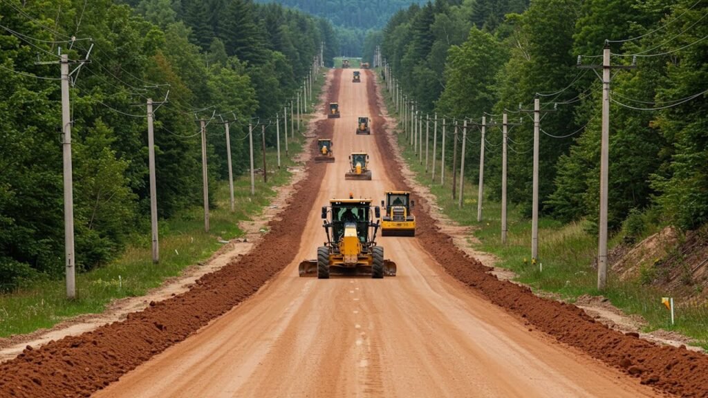 Road Rollers Used in Road Construction