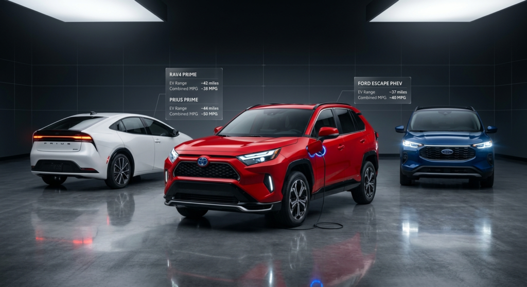 PHEV vs Hybrid SUV: Model Comparison (RAV4, Prius, Escape)