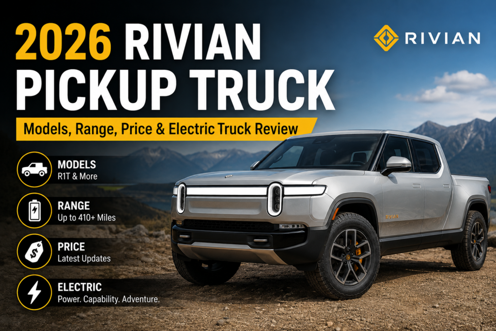 2026 Rivian Pickup Truck Models, Range, Price & Electric Truck Review