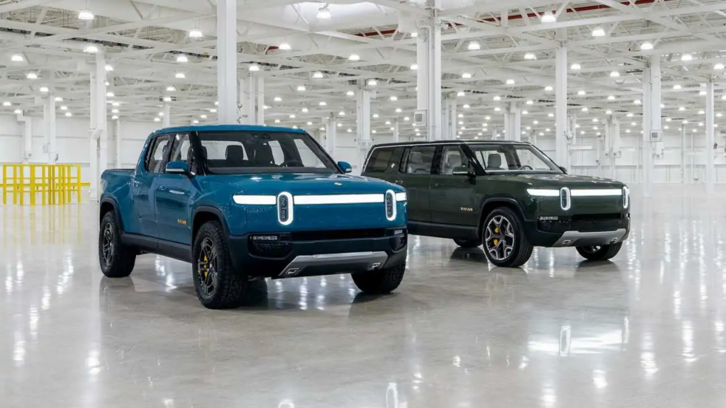 Rivian R1T and R1S production details