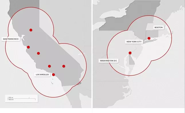 Tesla Supercharger Locations in Upland