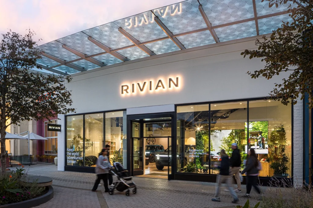 Rivian showroom near me and experience locations