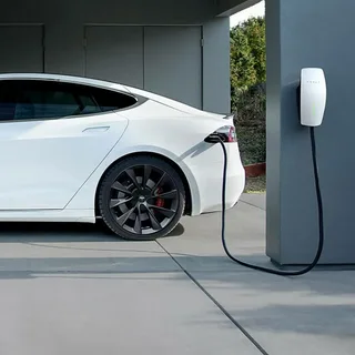 White Tesla Charging Options